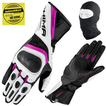 RĘKAWICE MOTOCYKLOWE | SHIMA MIURA LADY | DŁUGIE DAMSKIE SPORTOWE + GRATIS