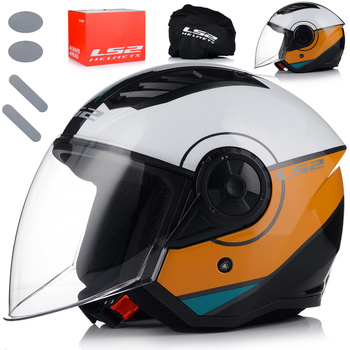 OTWARTY KASK MOTOCYKLOWY LS2 OF616 AIRFLOW II COVER LEKKI NA SKUTER CHOPPER