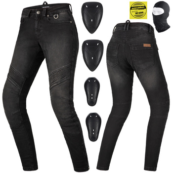 SPODNIE MOTOCYKLOWE | SHIMA JESS | DAMSKIE JEANSY + OCHRANIACZE + GRATIS