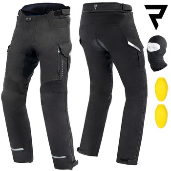SPODNIE MOTOCYKLOWE| REBELHORN SCOUT | TEKSTYLNE OCIEPLANE STRETCH + GRATISY