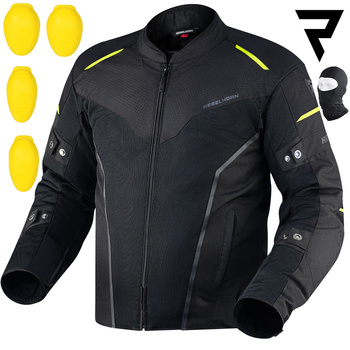 KURTKA MOTOCYKLOWA | REBELHORN HIFLOW IV | TEKSTYLNA WODOODPORNA + GRATISY