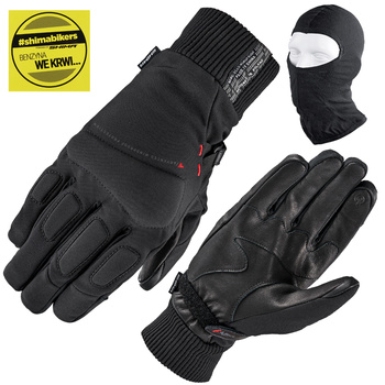 RĘKAWICE MOTOCYKLOWE | SHIMA OSLO WIND MEN | KRÓTKIE WIATROODPORNE + GRATIS