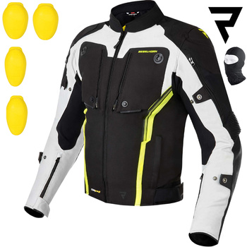 KURTKA MOTOCYKLOWA | REBELHORN BORG | MIEJSKA MĘSKA TEKSTYLNA + GRATISY