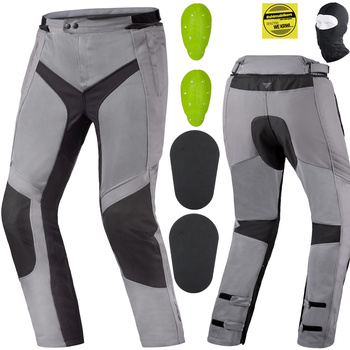 SPODNIE MOTOCYKLOWE | SHIMA JET | MĘSKIE WODOODPORNE + OCHRANIACZE GRATIS