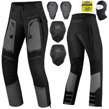 SPODNIE MOTOCYKLOWE | SHIMA HERO 2.0 | DAMSKIE WODOODPORNE + OCHRANIACZE CE