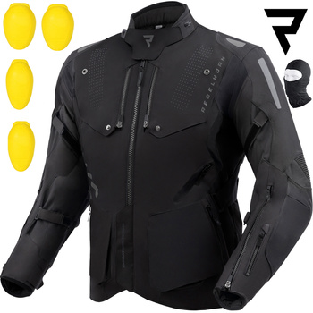 KURTKA MOTOCYKLOWA | REBELHORN HIKER IV | TEKSTYLNA MĘSKA WODOODPORNA + GRATISY