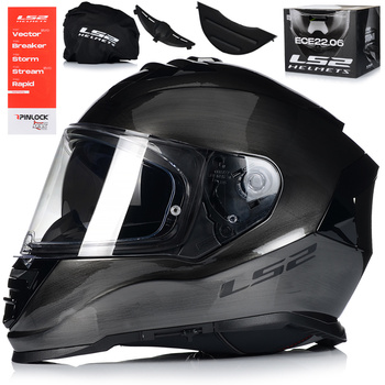 KASK MOTOCYKLOWY LS2 FF800 STORM II JEANS + PINLOCK + BLENDA ECER 22.06