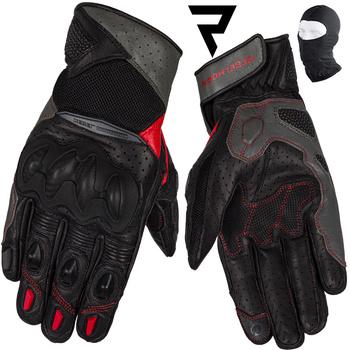 RĘKAWICE MOTOCYKLOWE | REBELHORN FLUX II | DAMSKIE KRÓTKIE MIEJSKIE +GRATISY