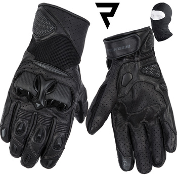 RĘKAWICE MOTOCYKLOWE | REBELHORN FLUX II | MĘSKIE KRÓTKIE MIEJSKIE +GRATISY