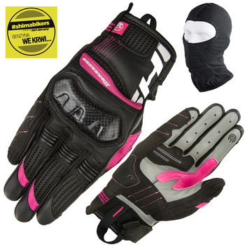 RĘKAWICE MOTOCYKLOWE | SHIMA X-BREEZE 2 | DAMSKIE KRÓTKIE MIEJSKIE + GRATIS