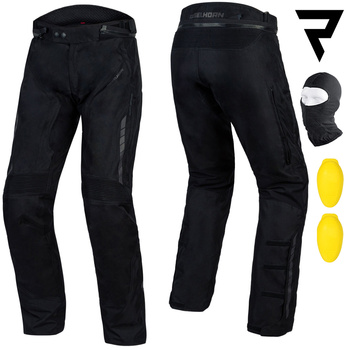 SPODNIE MOTOCYKLOWE | REBELHORN HIKER III | TEKSTYLNE WODOODPORNE + GRATISY