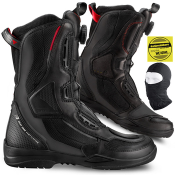 BUTY MOTOCYKLOWE | SHIMA STRATO MEN | DŁUGIE MĘSKIE WENTYLOWANE + GRATISY