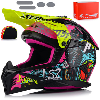 KASK MOTOCYKLOWY LS2 MX708 FAST II GORILLA LEKKI ENDURO CROSS QUAD ATV