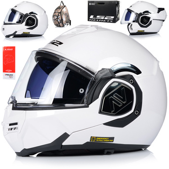 KASK MOTOCYKLOWY | LS2 FF906 ADVANT SOLID | SZCZĘKOWY + PINLOCK + PLECAK