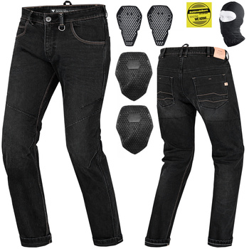 SPODNIE MOTOCYKLOWE | SHIMA DEVON | MĘSKIE JEANSY + OCHRANIACZE + GRATIS 