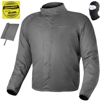 KURTKA WODOODPORNA MOTOCYKLOWA | SHIMA RAINSHELL | MĘSKA PRZECIWDESZCZOWA