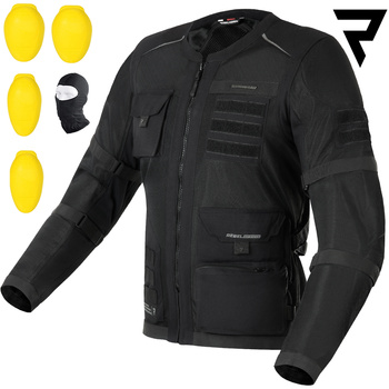 KURTKA MOTOCYKLOWA | REBELHORN BRUTALE | MIEJSKA MĘSKA TEKSTYLNA + GRATISY