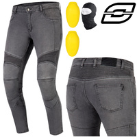 SPODNIE MOTOCYKLOWE | OZONE ROXY WASHED | DAMSKIE JEANSY SLIM FIT + GRATIS