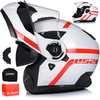 KASK MOTOCYKLOWY | LS2 FF908 STROBE II | SZCZĘKOWY SYSTEM PINLOCK + BLENDA