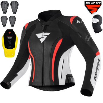 Damska kurtka motocyklowa | SHIMA MIURA 2.0 | skórzana sportowa + gratisy