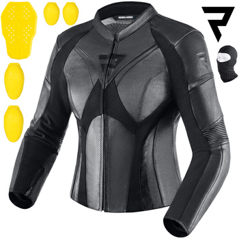 KURTKA MOTOCYKLOWA | REBELHORN REBEL LADY | DAMSKA SKÓRZANA SAS-TEC + GRATIS