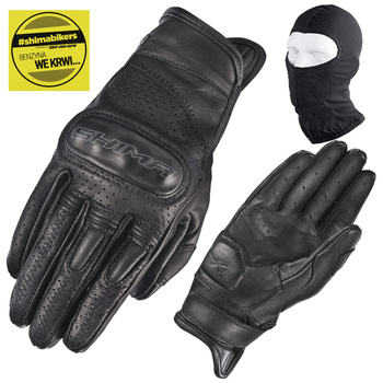 RĘKAWICE MOTOCYKLOWE | SHIMA CALIBER LADY | KRÓTKIE DAMSKIE SKÓRA + GRATIS