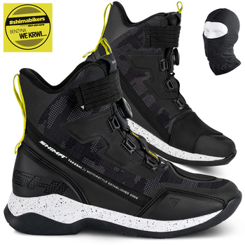 BUTY MOTOCYKLOWE | SHIMA TAKESHI CAMO | KRÓTKIE MĘSKIE SNEAKERSY + GRATISY