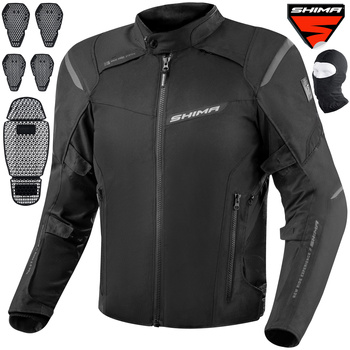 KURTKA MOTOCYKLOWA | SHIMA RUSH 2.0 | MĘSKA TEKSTYLNA WODOODPORNA + GRATIS