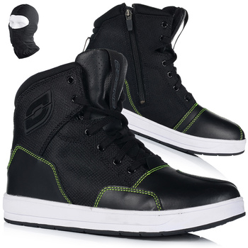 BUTY MOTOCYKLOWE | OZONE SPIN | TRAMPKI WENTYLOWANE WZMOCNIONE + GRATIS