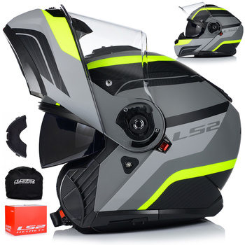 KASK MOTOCYKLOWY | LS2 FF908 STROBE II | SZCZĘKOWY SYSTEM PINLOCK + BLENDA