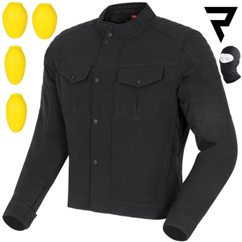 KURTKA MOTOCYKLOWA | REBELHORN HUNTER | TEKSTYLNA MĘSKA KLASYCZNA + GRATISY